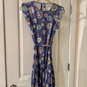 Marine Layer Floral Midi Dress